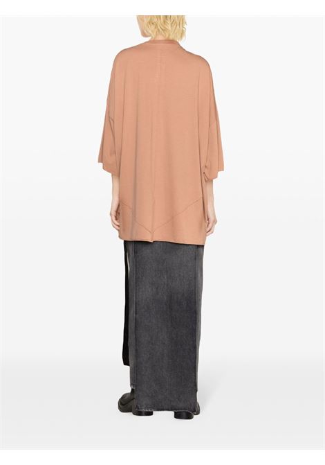 T-shirt oversize in rosa - donna RICK OWENS DRKSHDW | DS01D1209RNET113